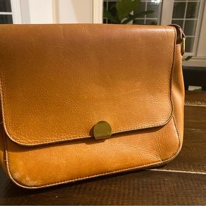 Madewell flap close bag, camel